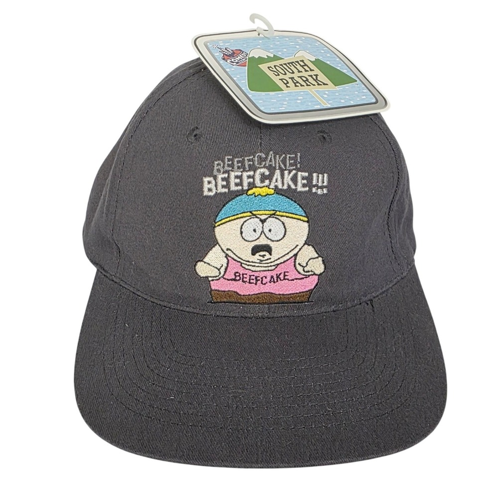 VTG 1998 South Park Cartman Beefcake Beefcake Hat Headstart Adjustable NWT NOS